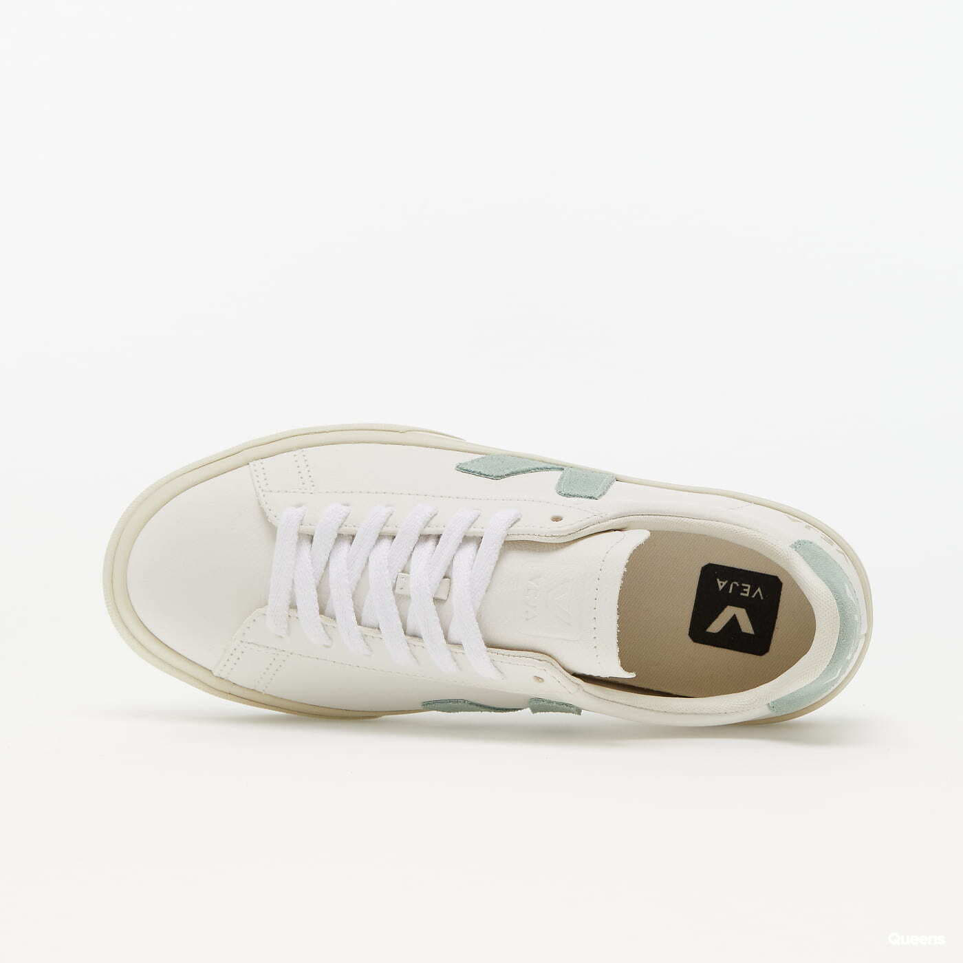Women's sneakers and shoes Veja Campo Chromefree Leathe extra-white-matcha