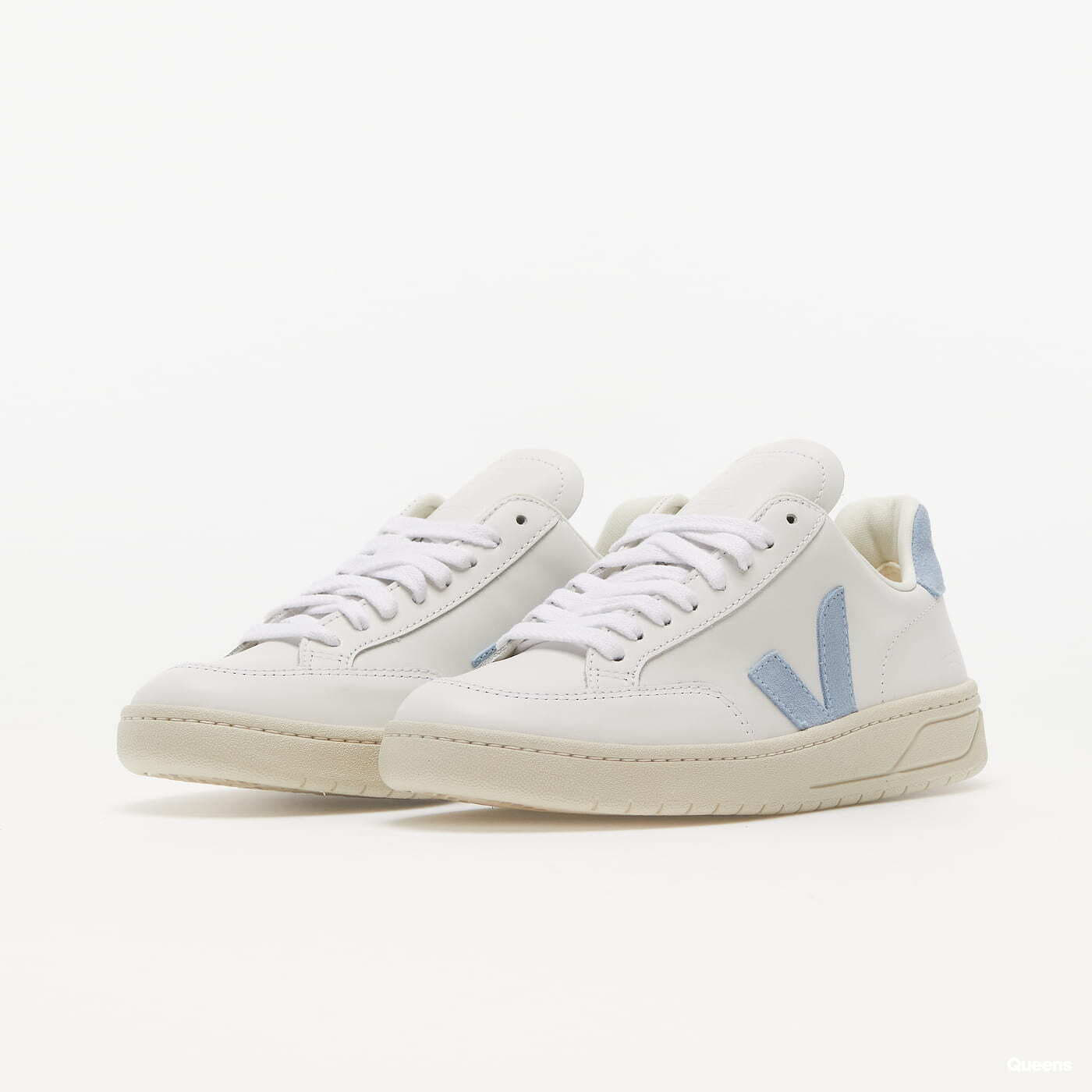 Women's shoes Veja V-12 Leather extra-white-steel