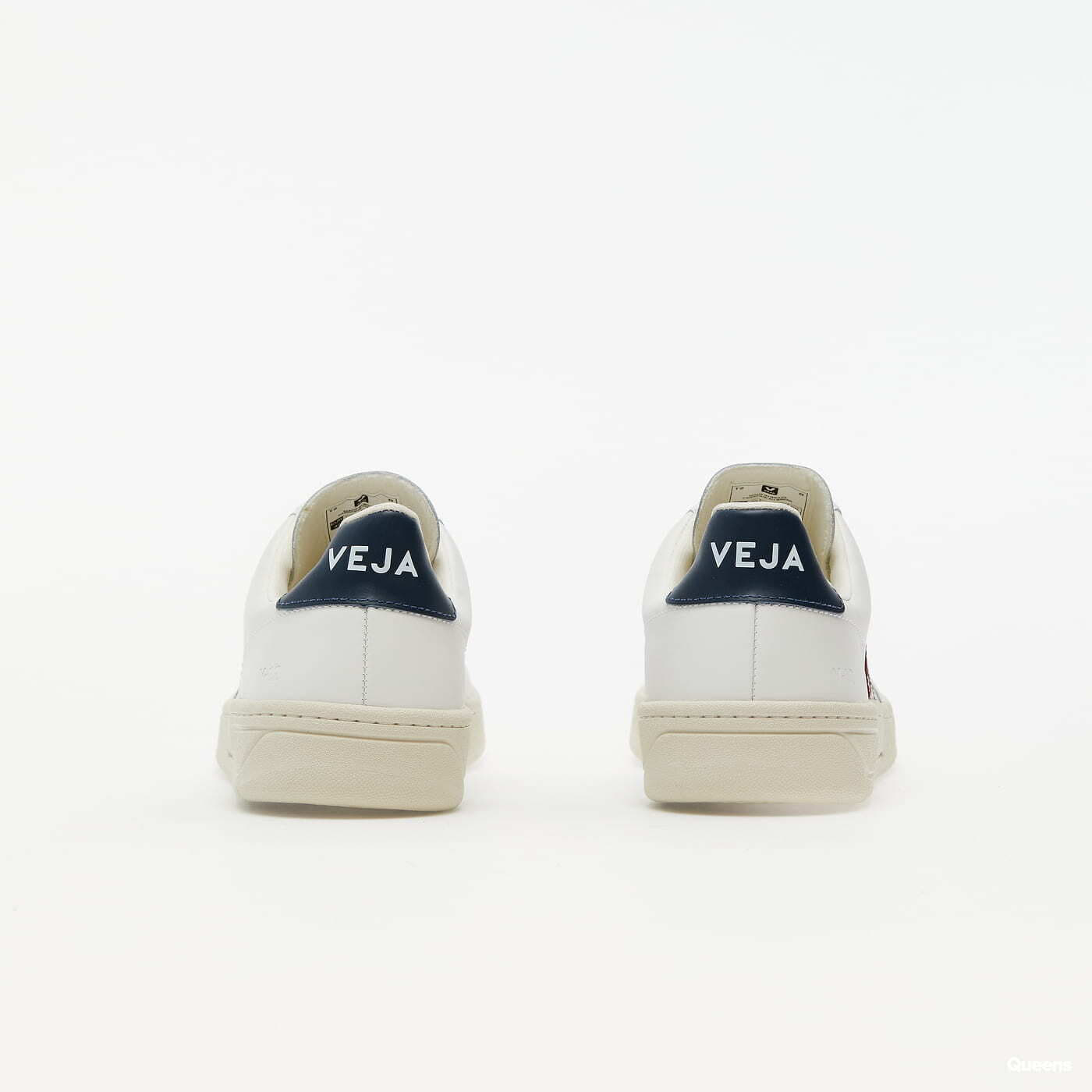 Men's sneakers and shoes Veja V-12 Leather Extra/ White/ Marsala