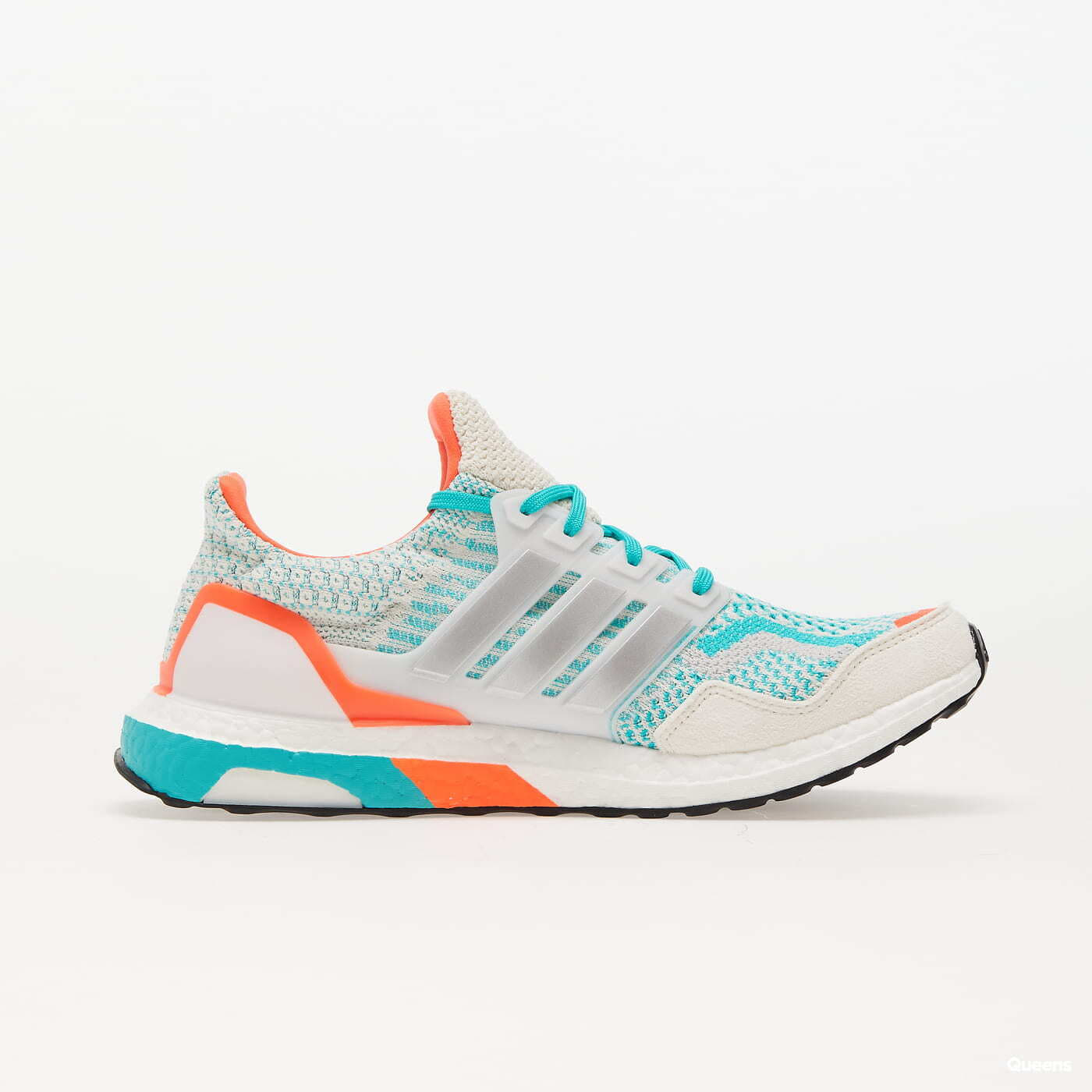Men's sneakers and shoes adidas Performance Ultraboost 5.0 DNA Chalk White/ Silver Metallic/ Mint Rush