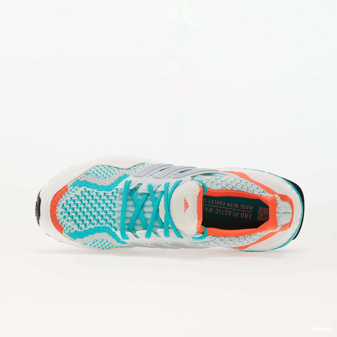 Men's sneakers and shoes adidas Performance Ultraboost 5.0 DNA Chalk White/ Silver Metallic/ Mint Rush