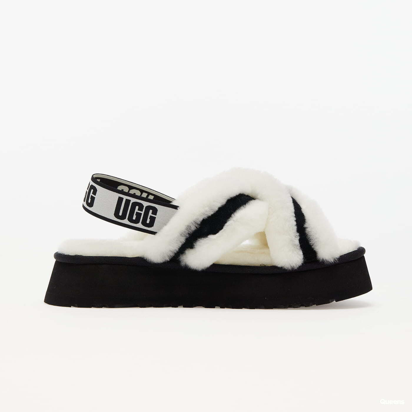 Women s shoes UGG W Disco Cross Slide White Queens