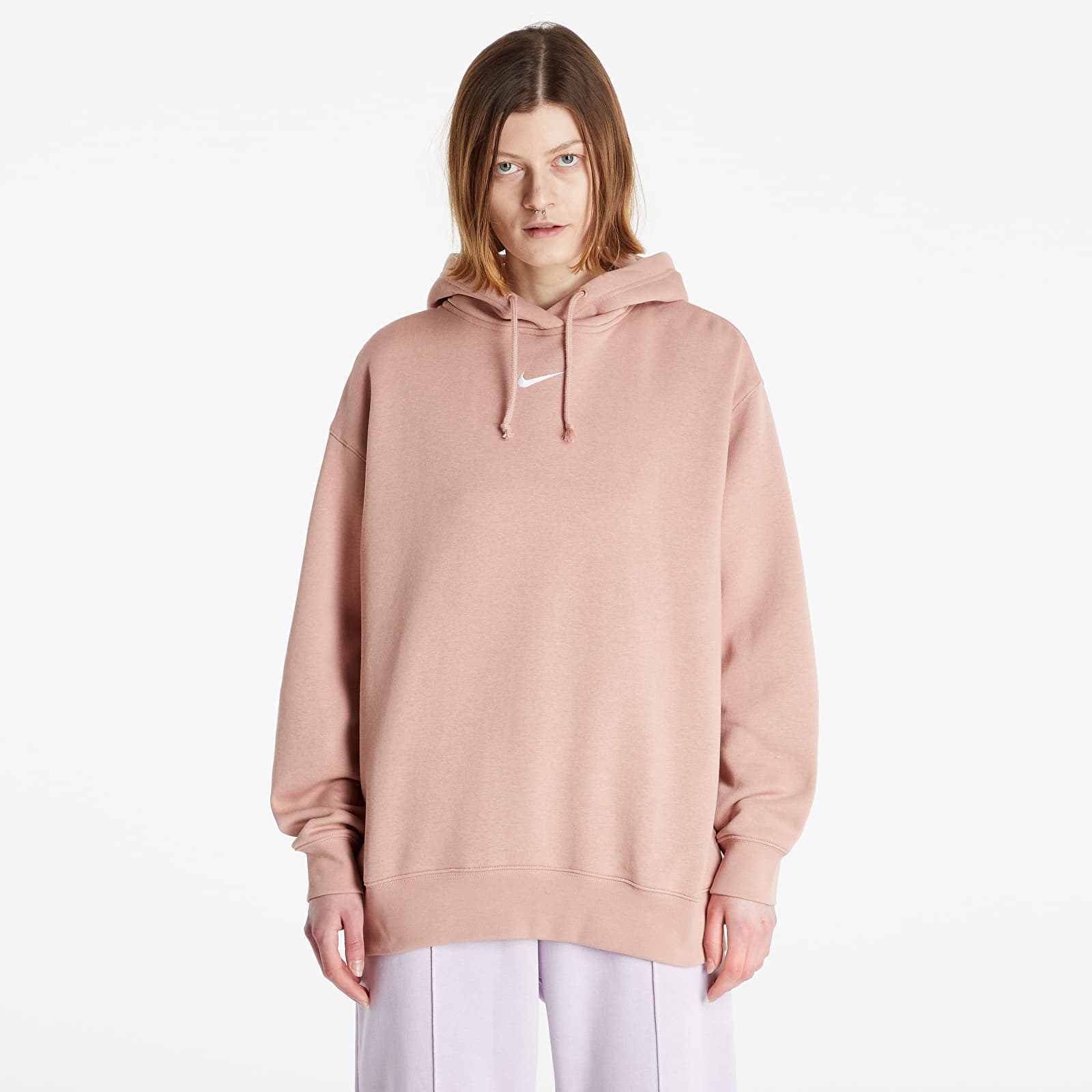 Hoodies and sweatshirts Nike W NSW Essenstial Fleece Oversized Hoodie Rose Whisper