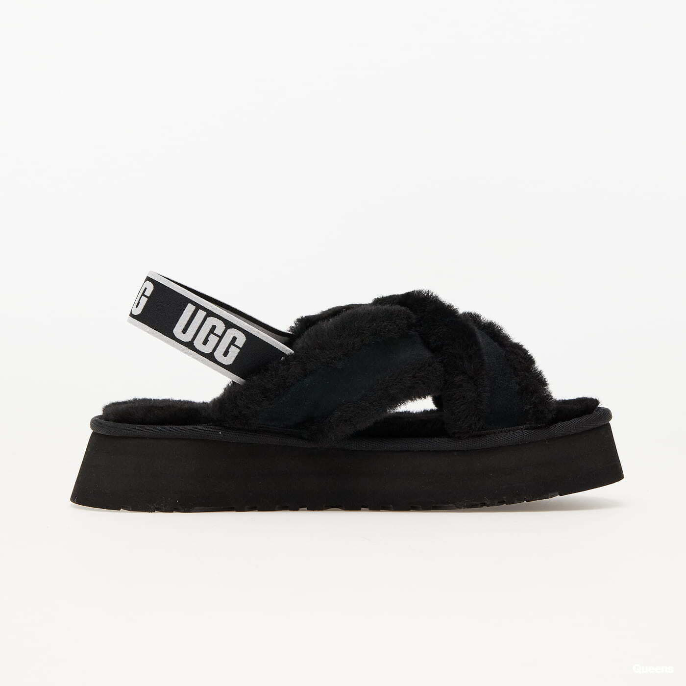 Naiste tossud ja kingad UGG W Disco Cross Slide Black