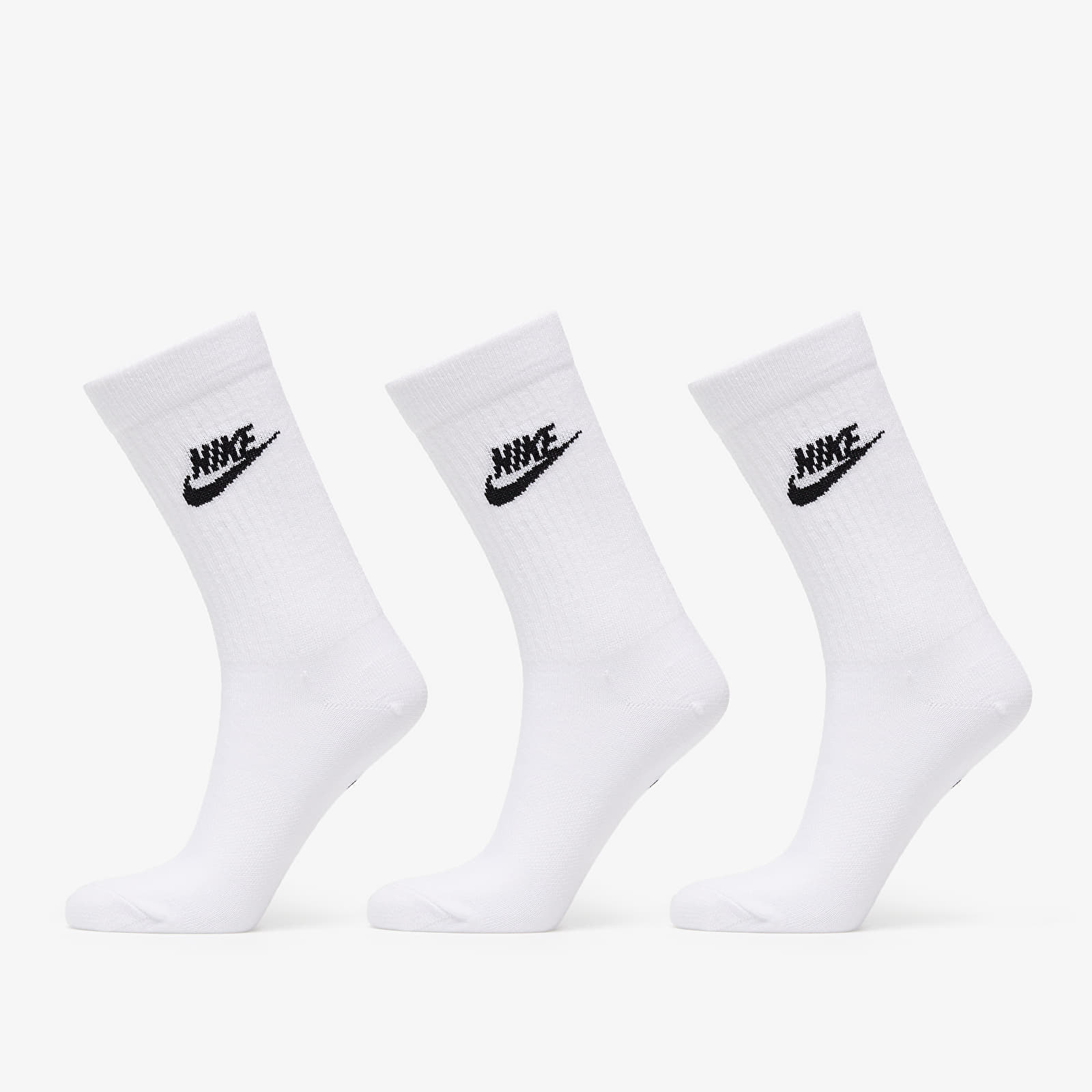 Chaussettes Nike NSW Everyday Essential Crew Socks 3-Pack White/ Black