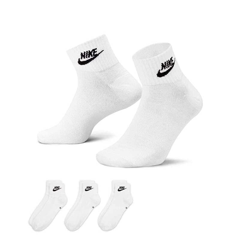 Nike Everyday Essential Ankle Socks 3-Pack White/ Black
