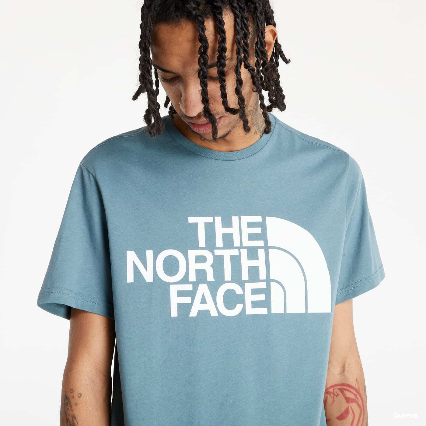 The north face t shirt blue deals