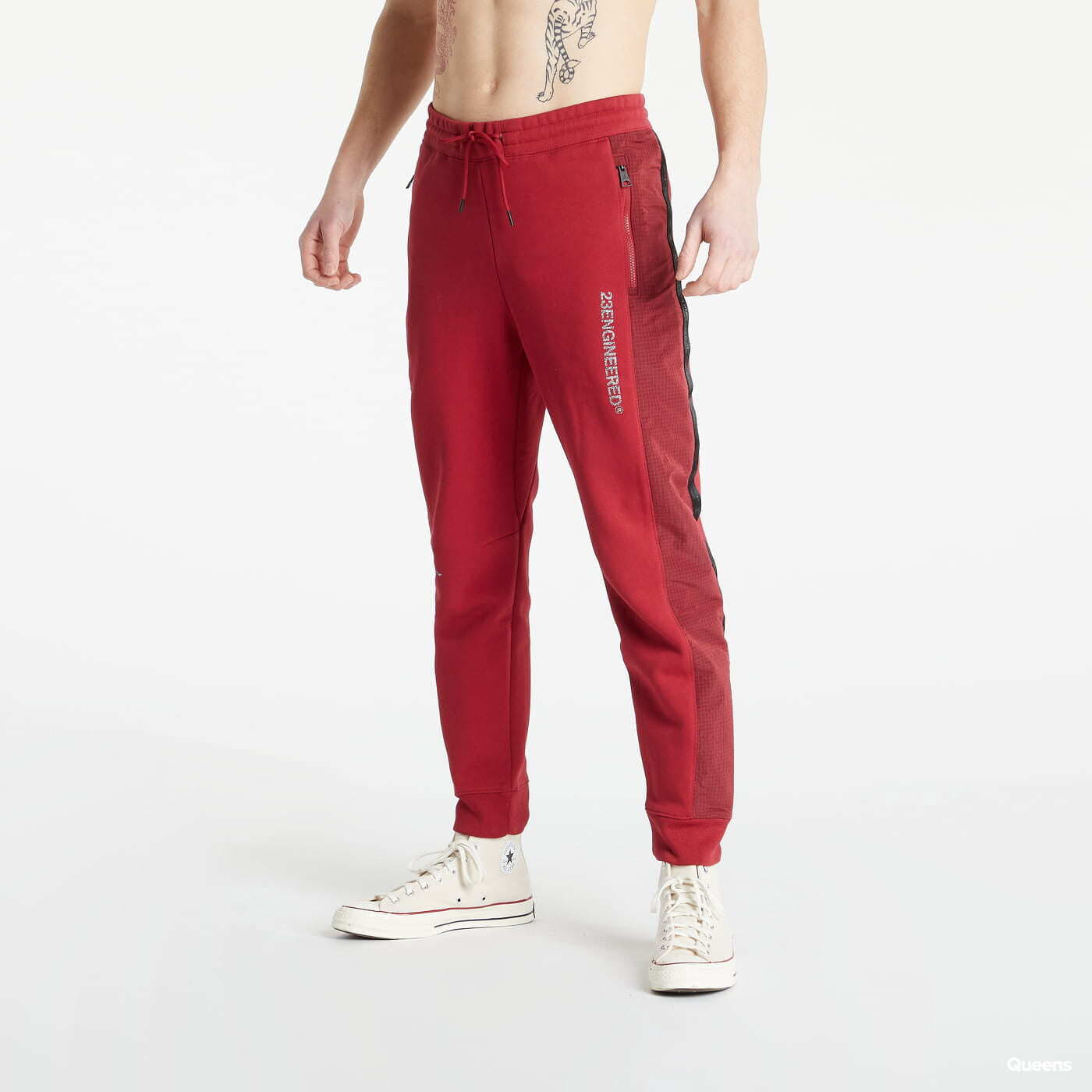 Pantaloni și blugi Jordan 23 Engineered Men's Fleece Pants Pomegranate