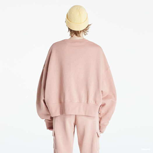 Hoodies and sweatshirts Nike Oversized Fleece Crew Sweatshirt Rose Whisper Queens