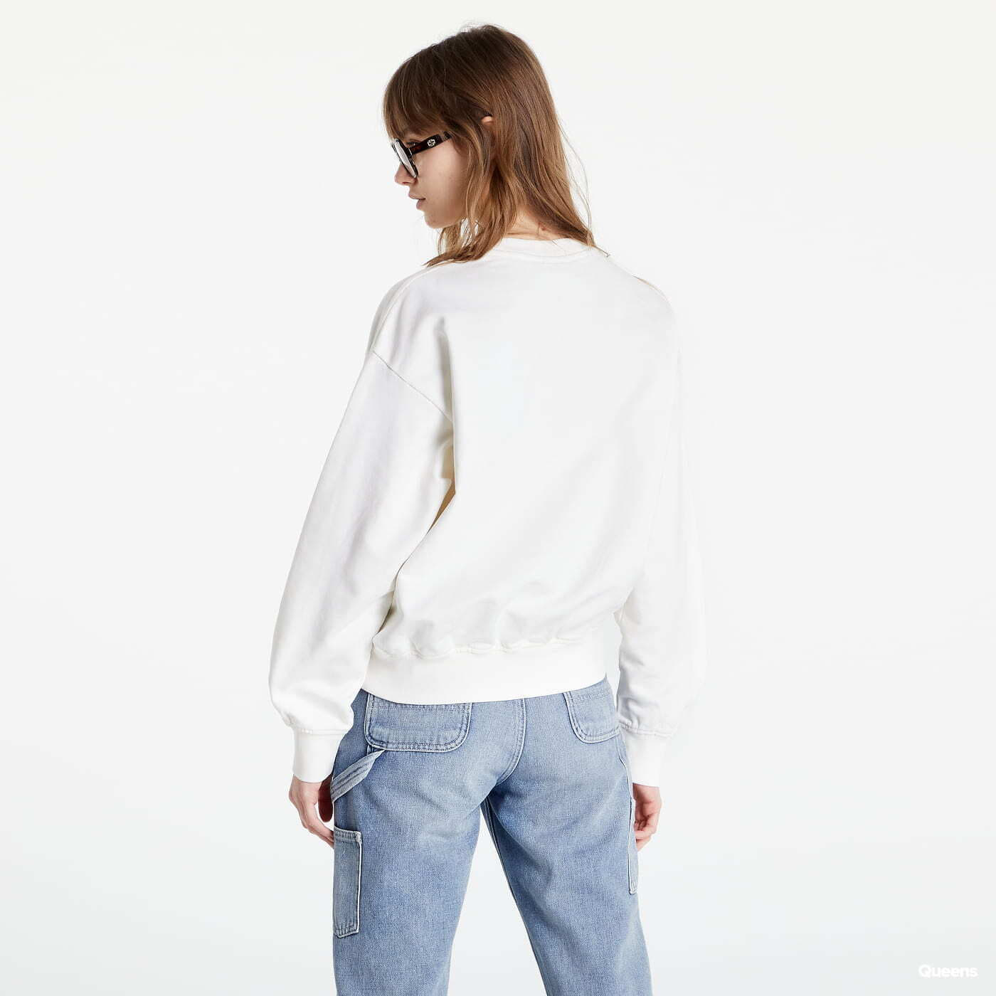 Hanorace JJXX Mira LS Loose Athl Sweat White