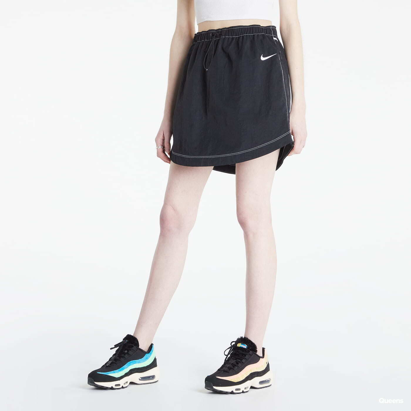 Φούστες Nike Sportswear Swoosh Women's Woven High-Rise Skirt Black