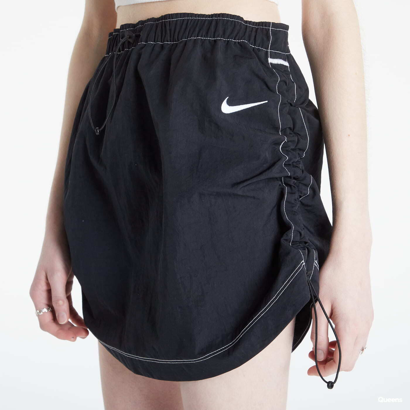 Rokken Nike Sportswear Swoosh Women's Woven High-Rise Skirt Black