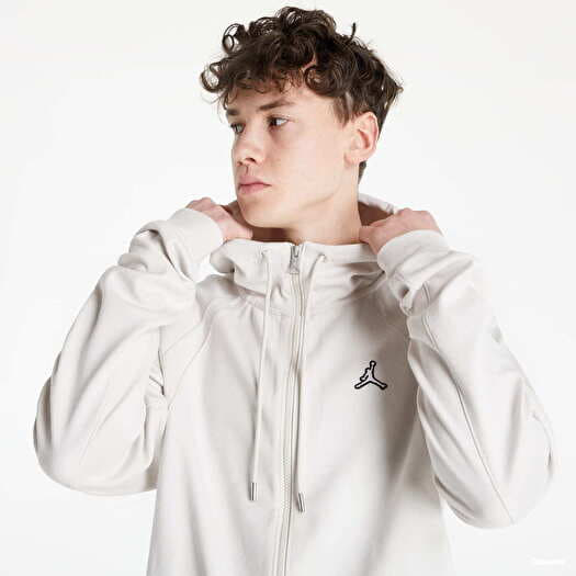 All white jordan jogging suit top