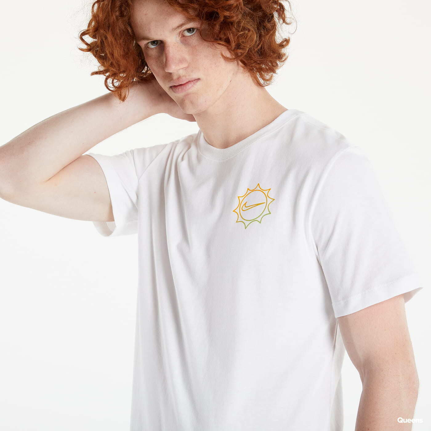 T-shirts Nike NSW Flamingo White