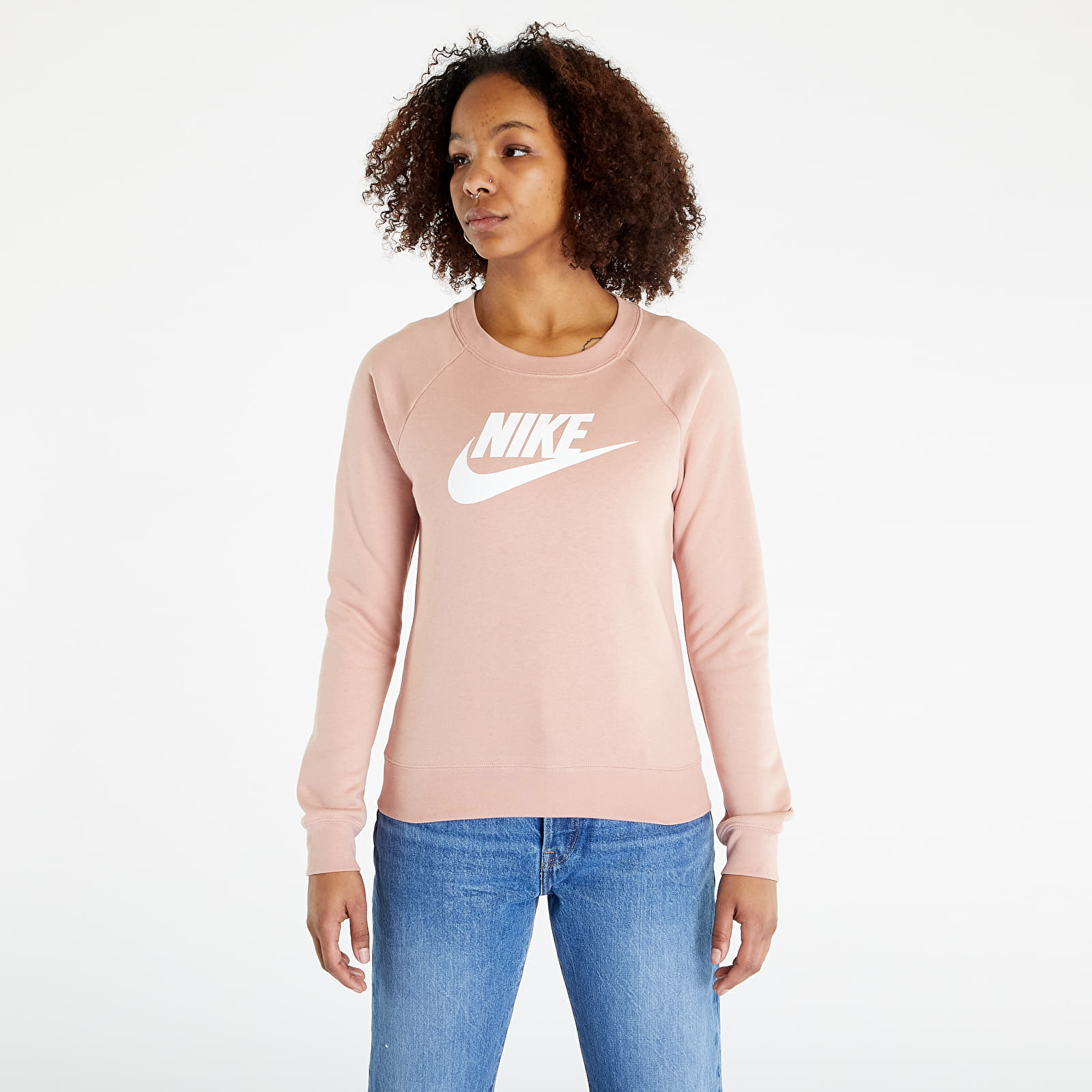 Pink nike jumper womens top