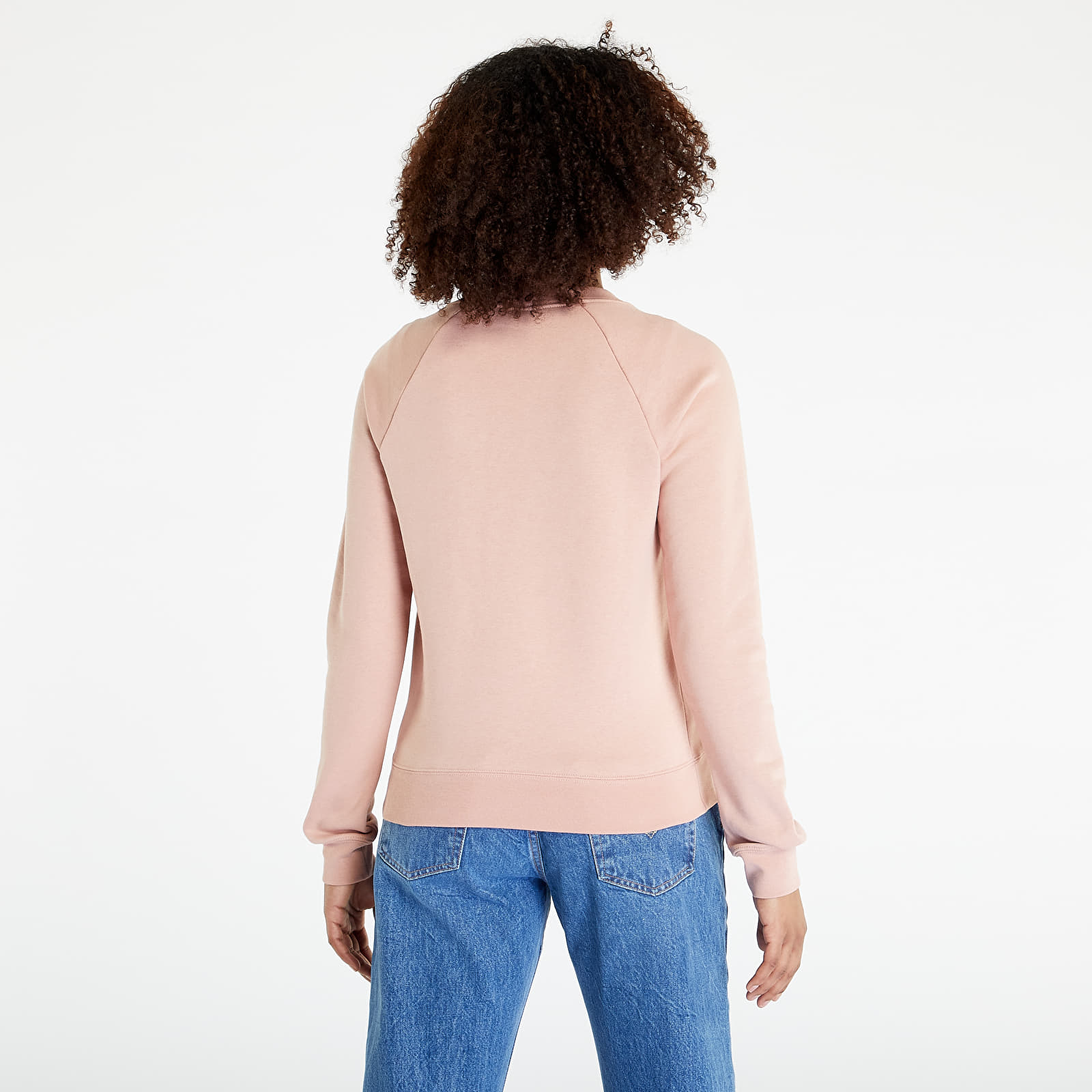 Nike essentials crew neck sweatshirt in dusty pink best sale