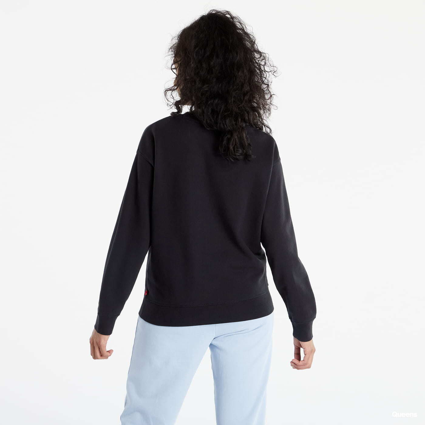Mikinas ar kapuci un sporta krekli Levi's® Graphic Standard Crew Black
