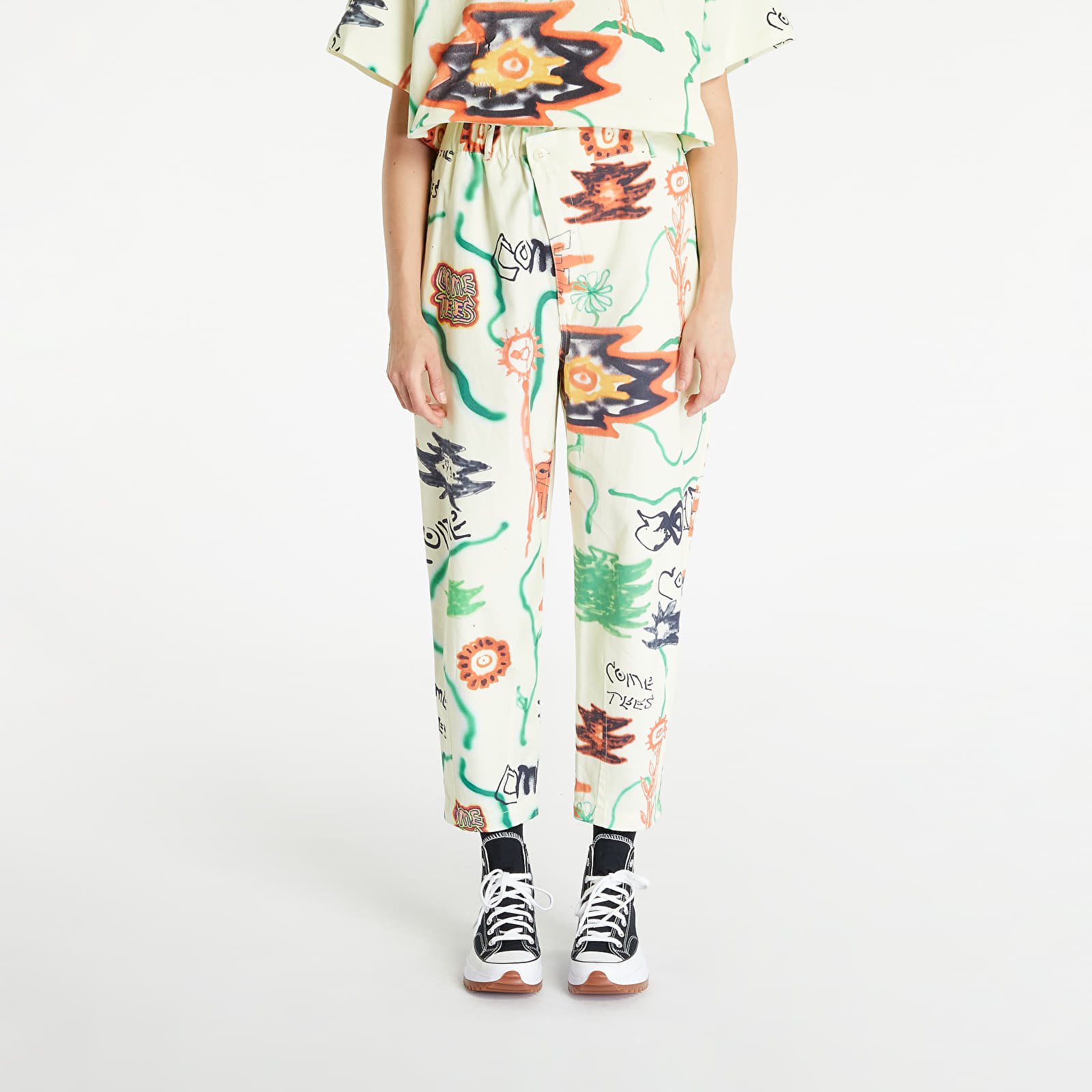 Pants Converse x Come Tees Triangle Front Chino Beige