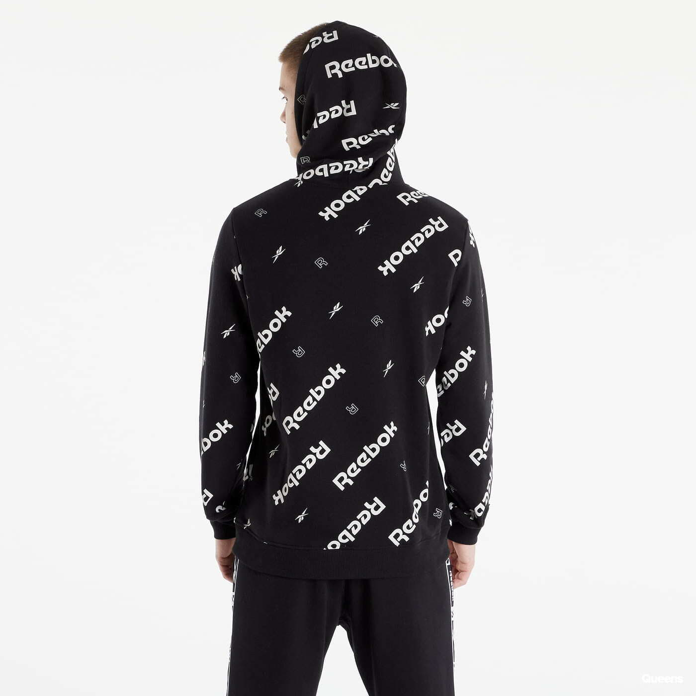 Bluzy Reebok Identity Hoodie Black