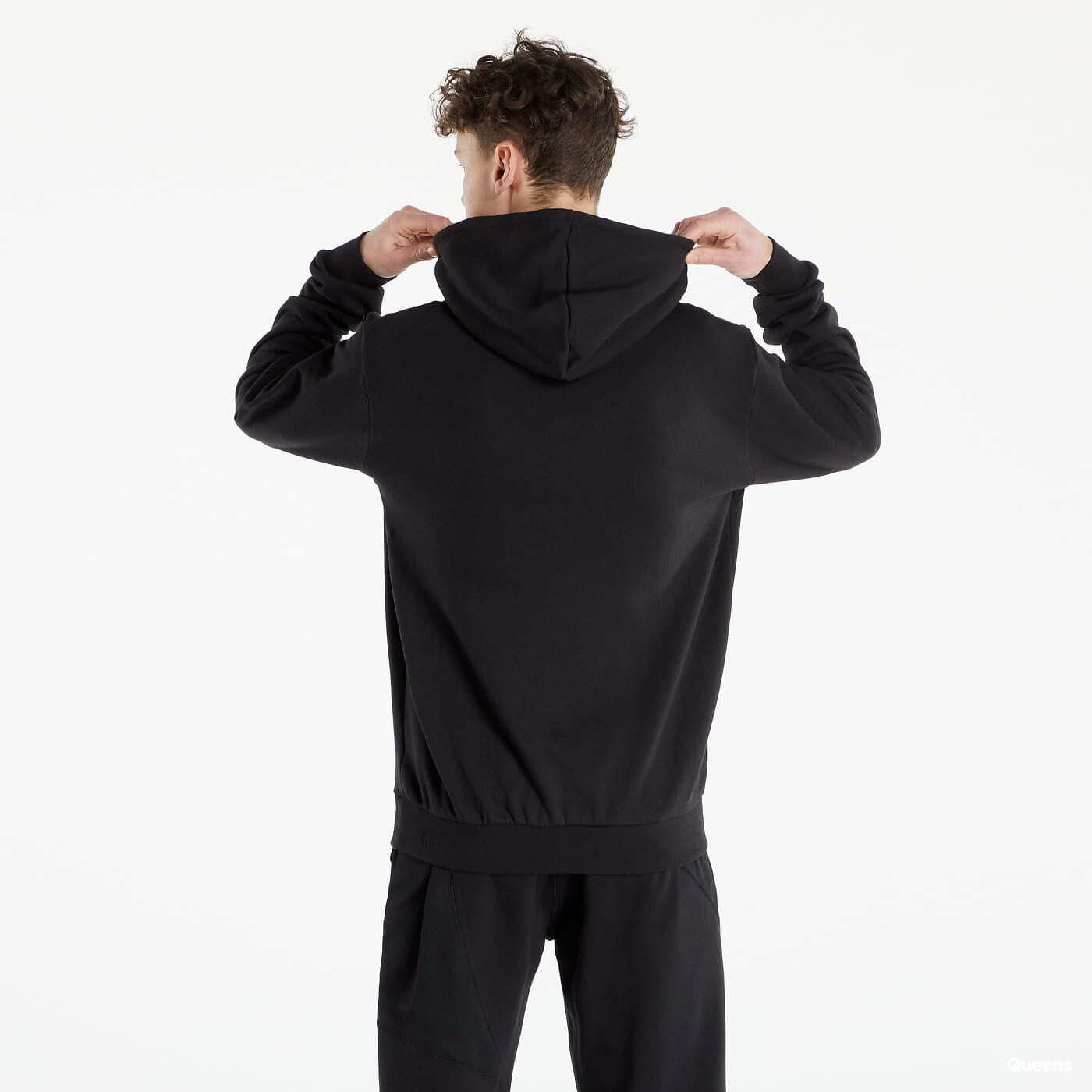 Mikiny adidas Adicolor Spinner Hoodie Black