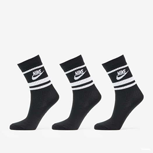 Black and white nike socks pack best sale