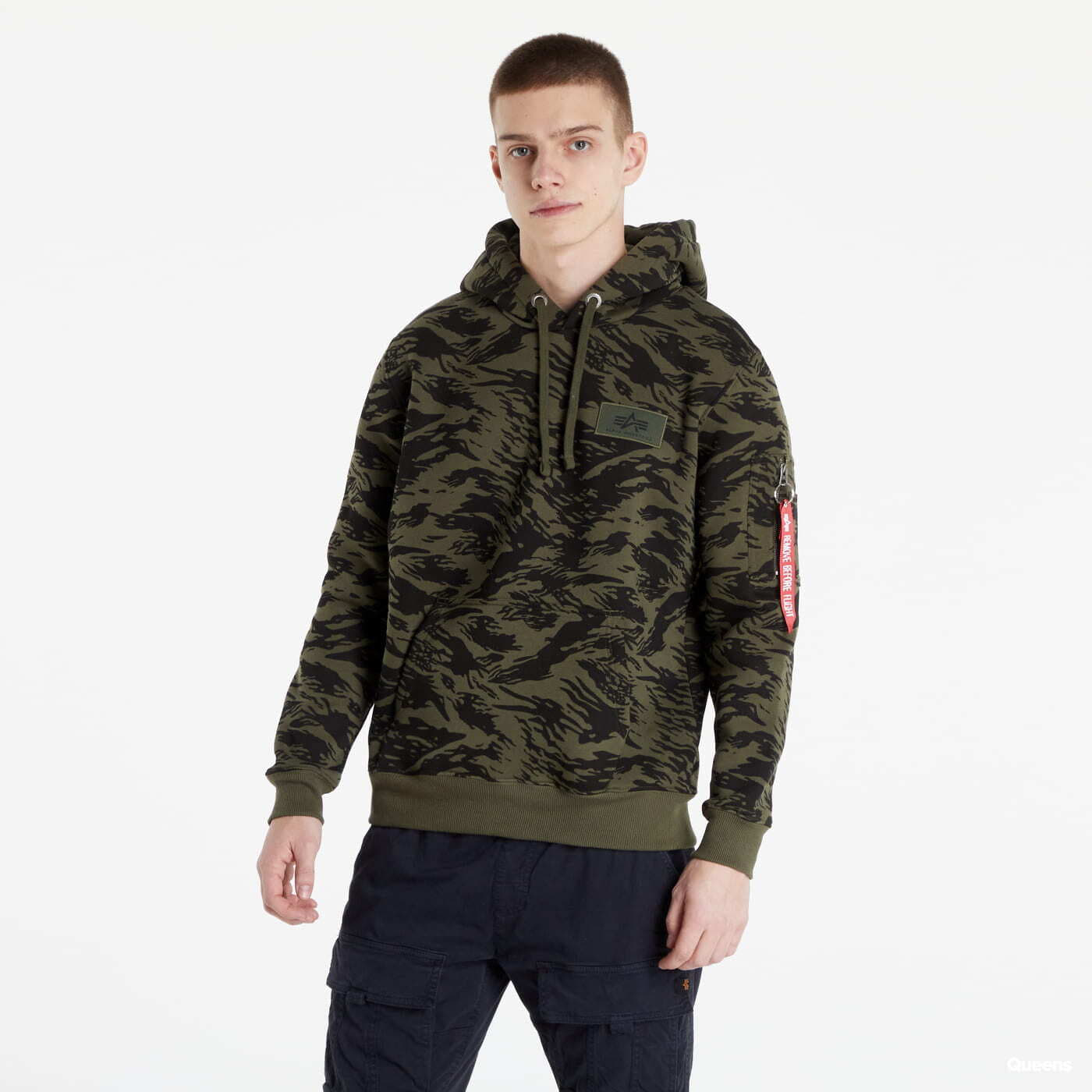 Hoodies and sweatshirts Alpha Industries Back Print Hoody Camo