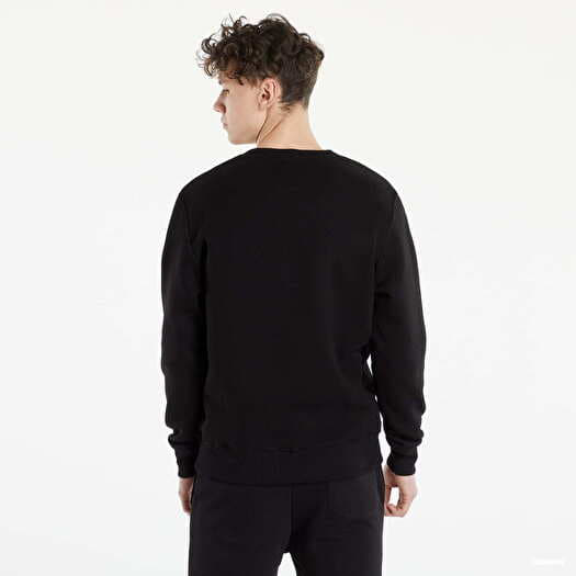 Hoodies and sweatshirts Black | Queens Alpha Industries Logo Small Sweater Basic