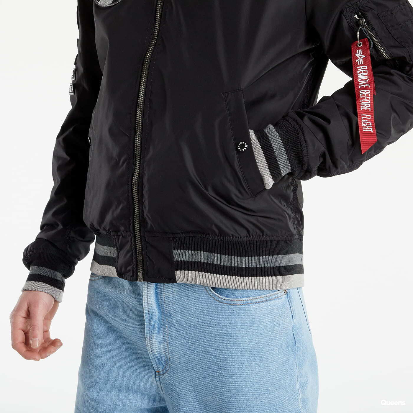 Bundy Alpha Industries MA-1 NASA Voyager Rev Black