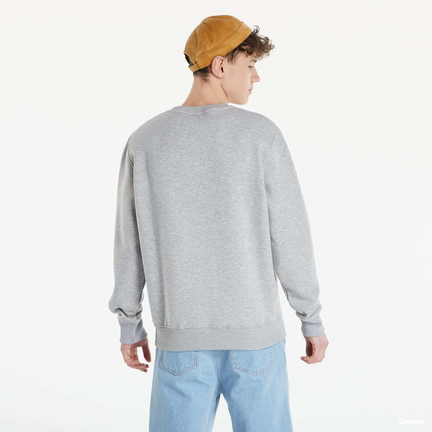 Hoodies and sweatshirts Alpha Industries Basic Sweater Small Logo Grey |  Queens