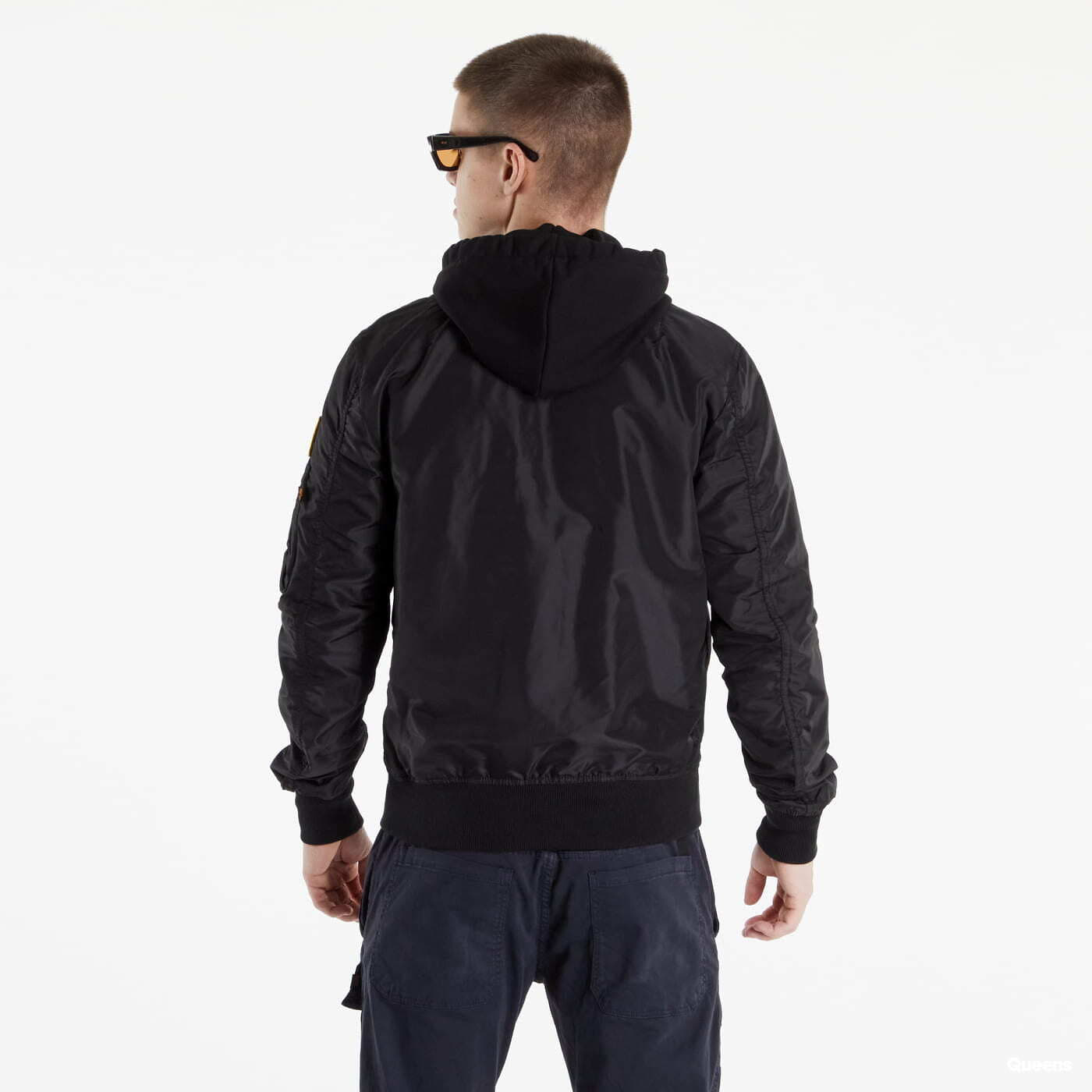 Jackets Alpha Industries MA 1 TT NASA Reversible II Black Queens