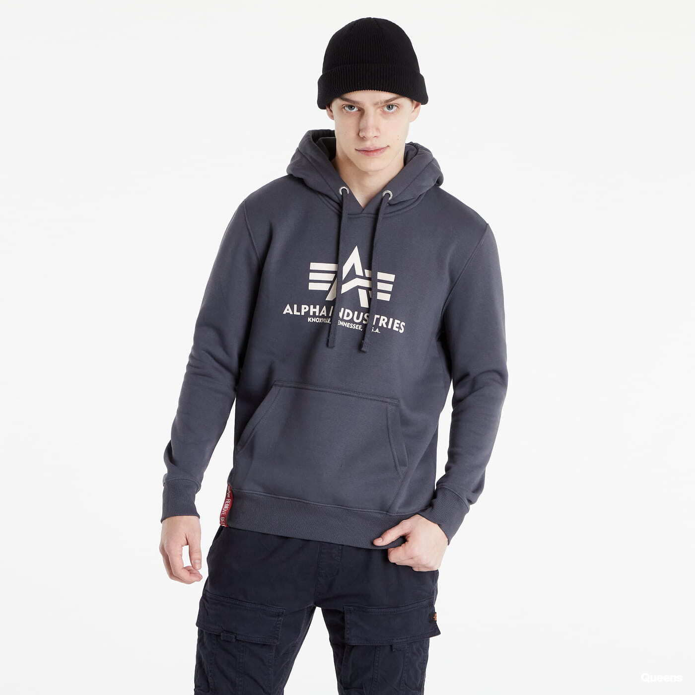 Hoodies and sweatshirts Alpha Industries Basic Hoody Grey / Black
