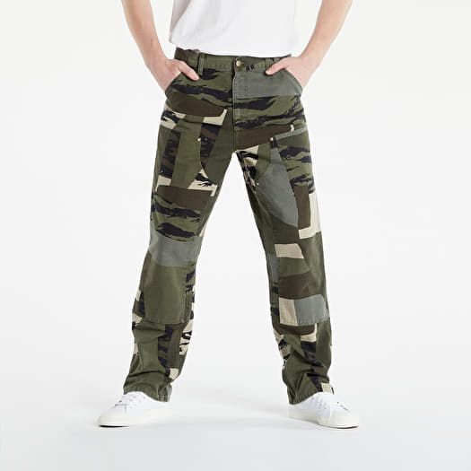 Cargo pants Carhartt WIP Double Knees Pant Camo Mend Stone