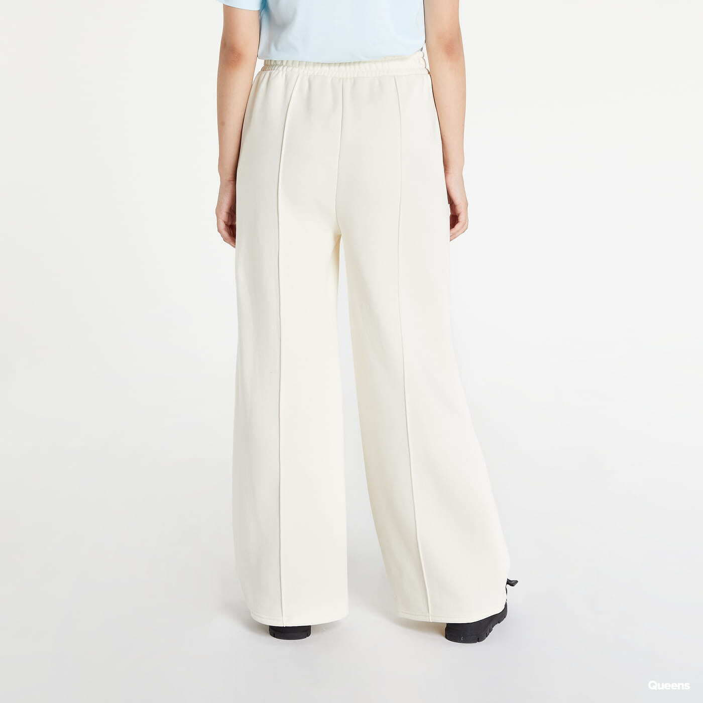 Sweatpants Urban Classics Ladies Straight Pin Tuck Sweat Pants Cream