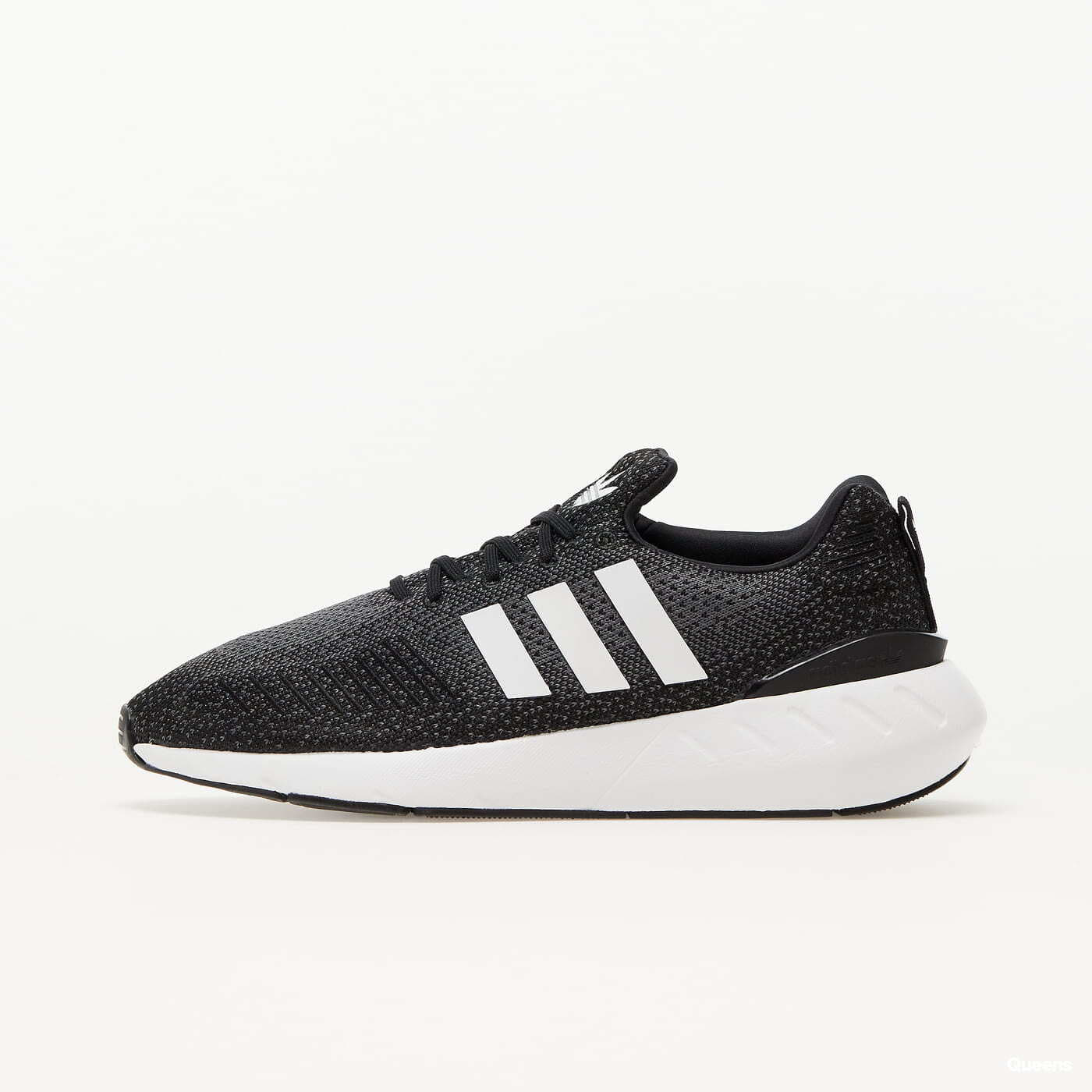 Swift run gray clearance & black mens shoes