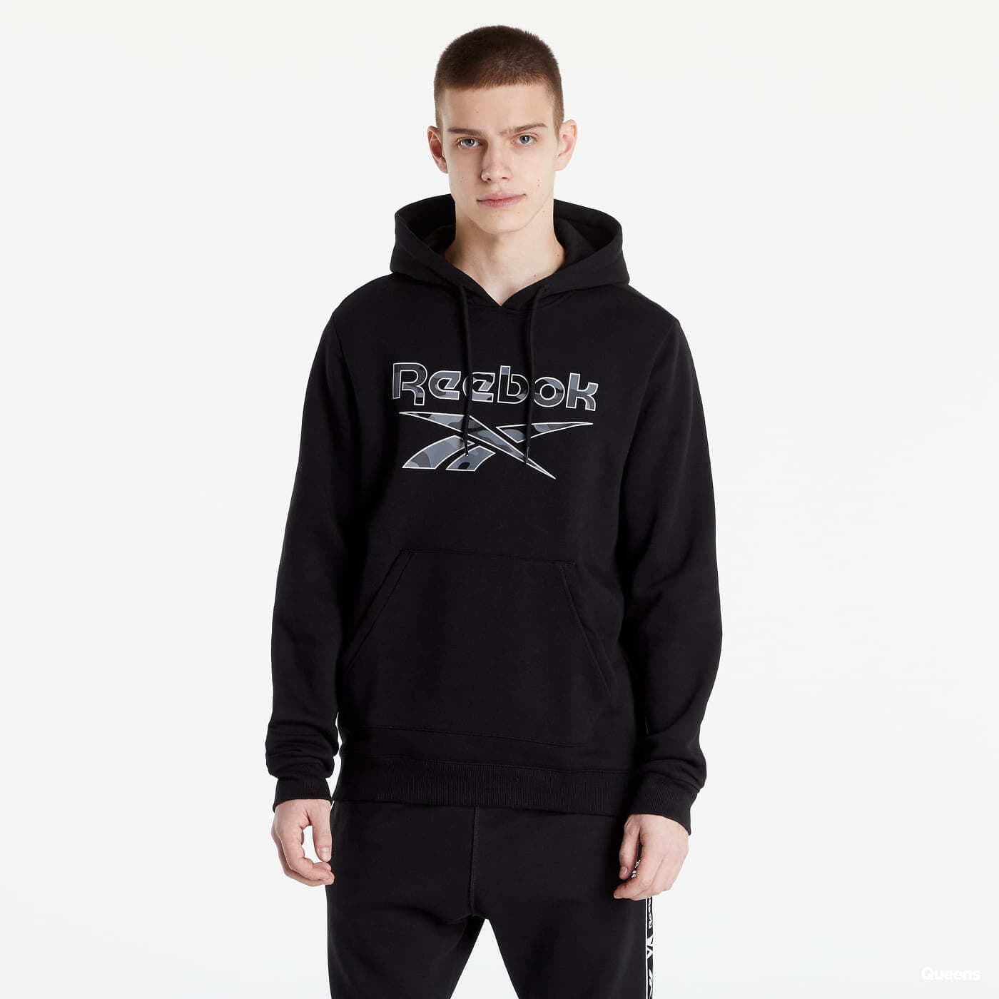 Hoodies and sweatshirts Reebok Identity Big Logo Black | Queens