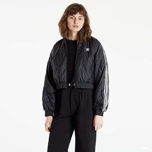 Jacken adidas Originals ADICOLOR CLASSICS QUILTED TRACK TOP Black Queens