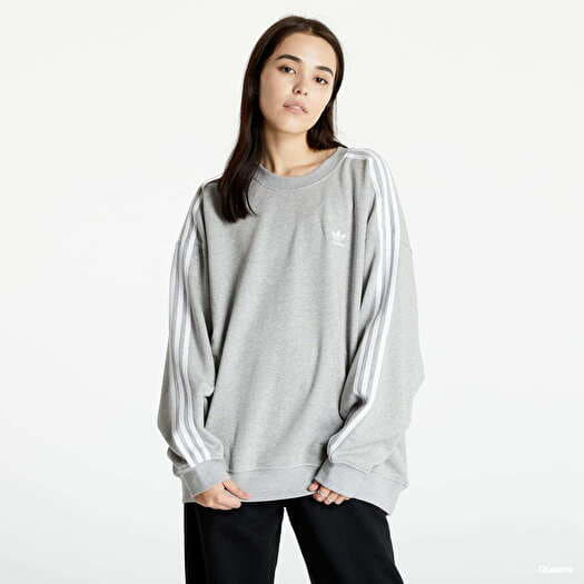 Adidas oversized crew neck clearance sweatshirt