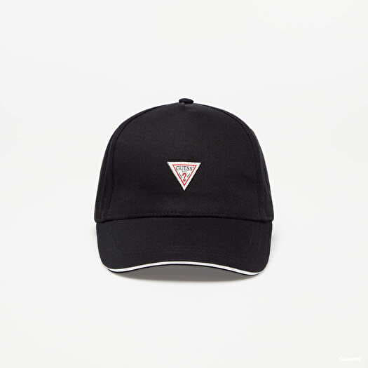 Kšiltovka GUESS Triangle Logo Cap Black