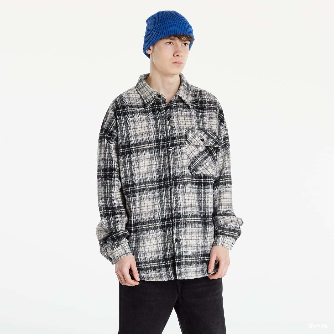 Koszule Sixth June Fleece Shirt Grey