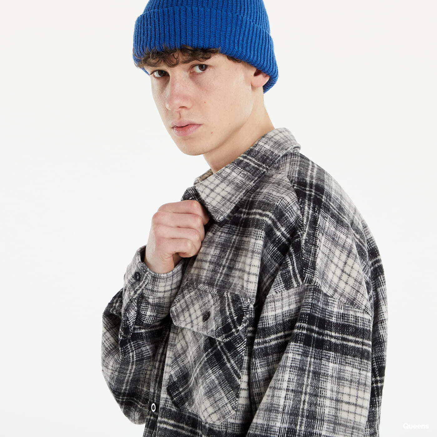 Koszule Sixth June Fleece Shirt Grey