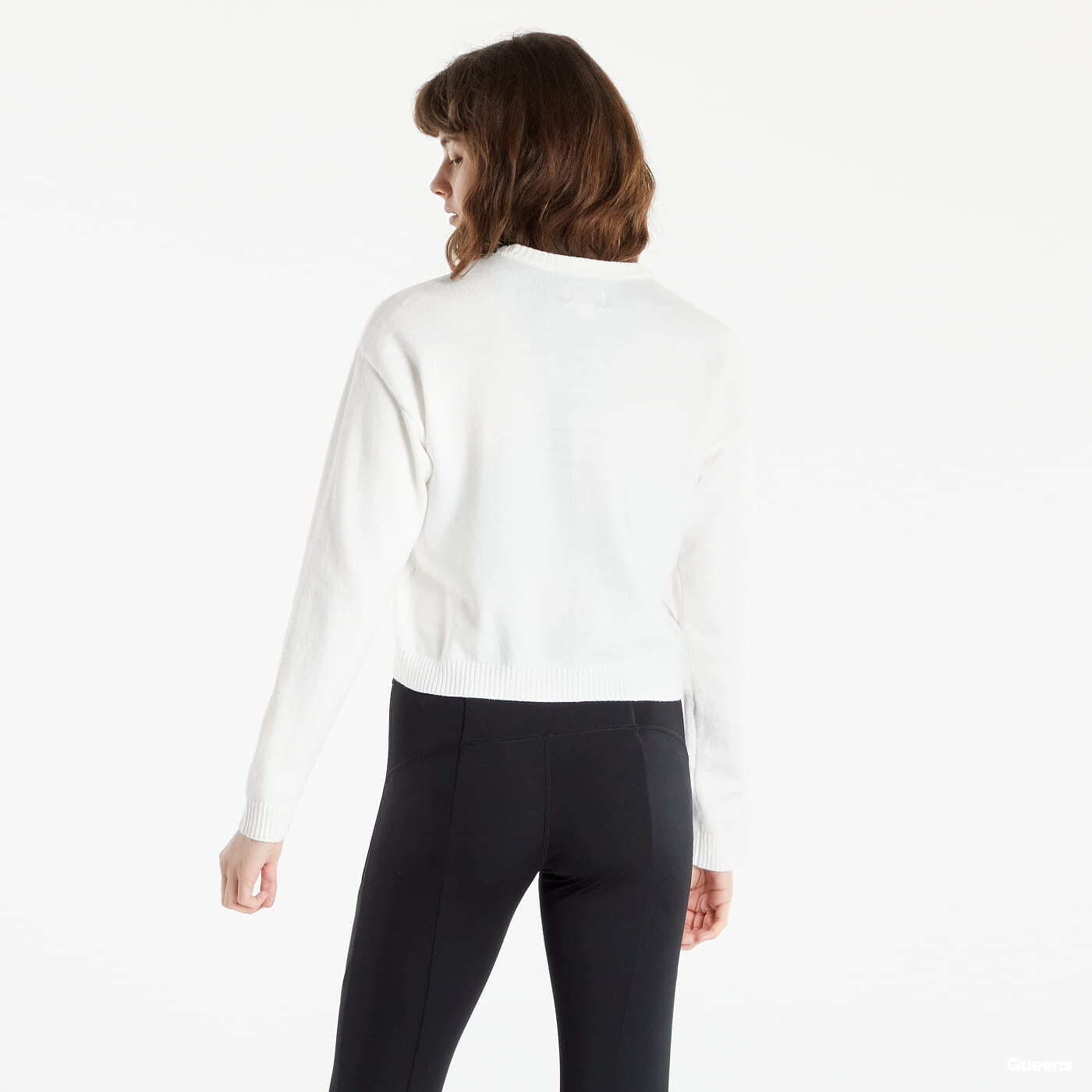 Sweaters GUESS Front logo sweater White
