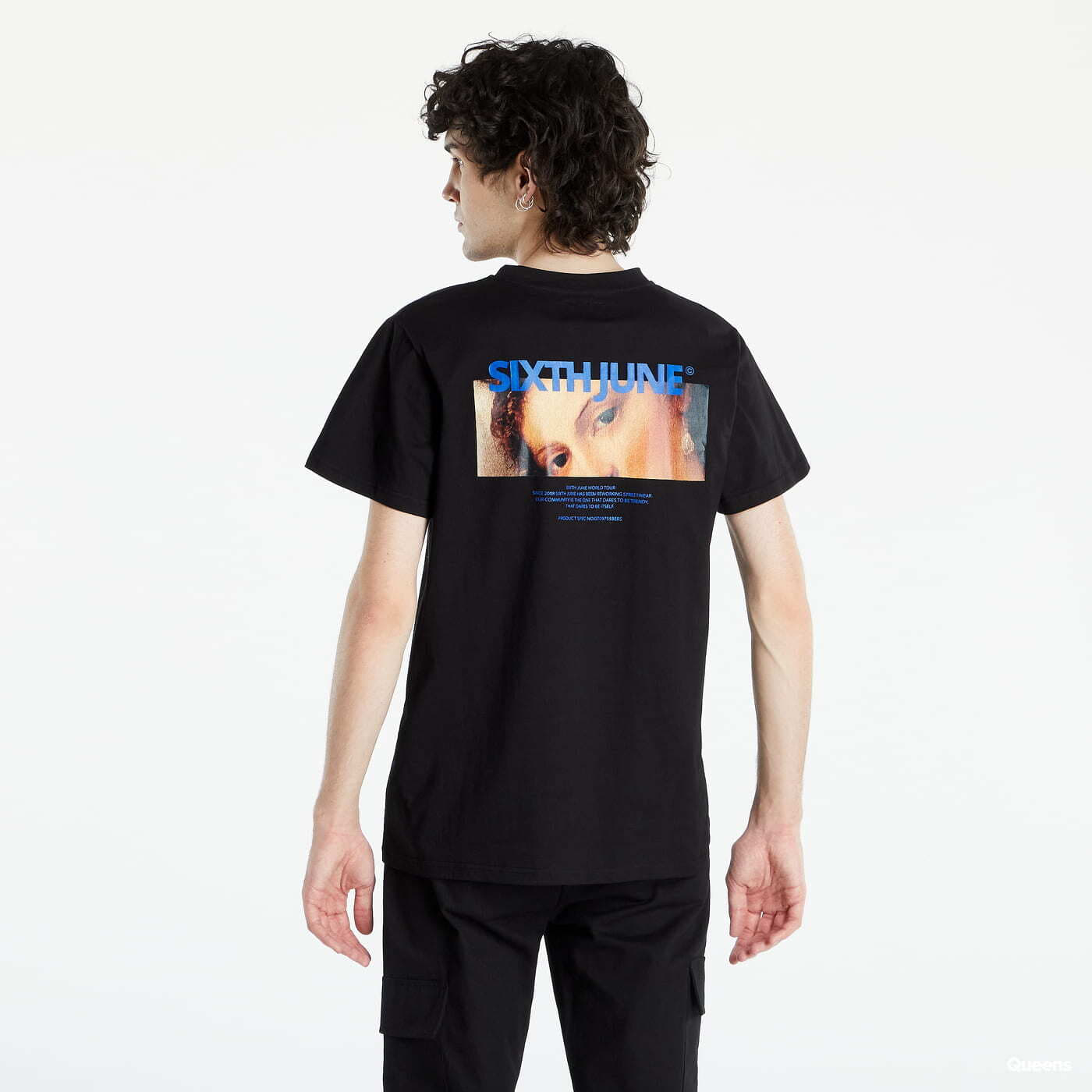 T-Shirts Sixth June Logo Back Reflective T-Shirt černé