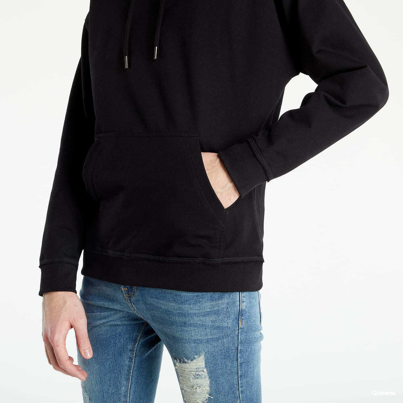 Mikiny Urban Classics Oversized Sweat Hoody Black