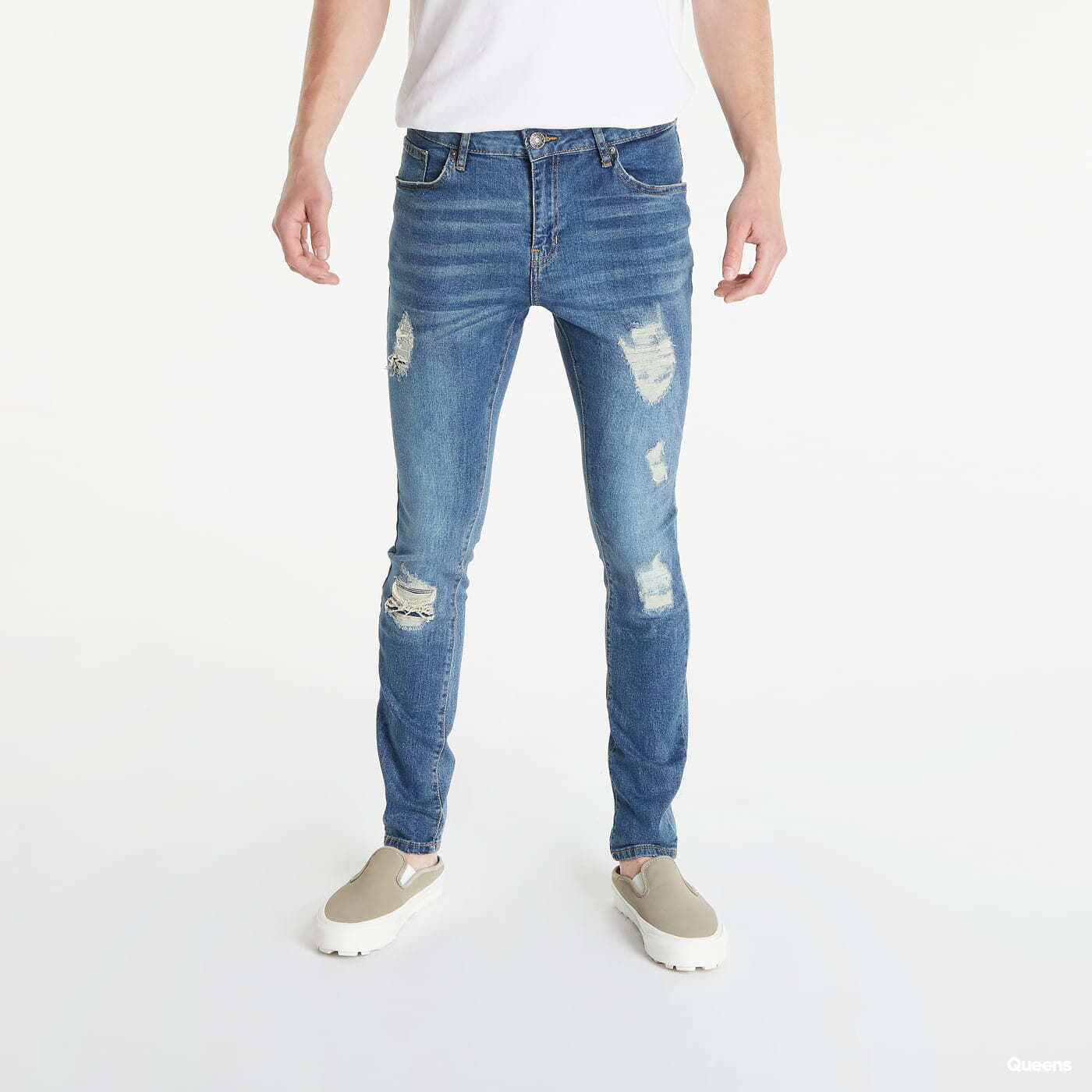 Jeans Urban Classics Heavy Destroyed Washed Blue