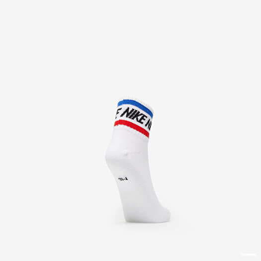 Nike Everyday Essential 3 pack socks in white/blue