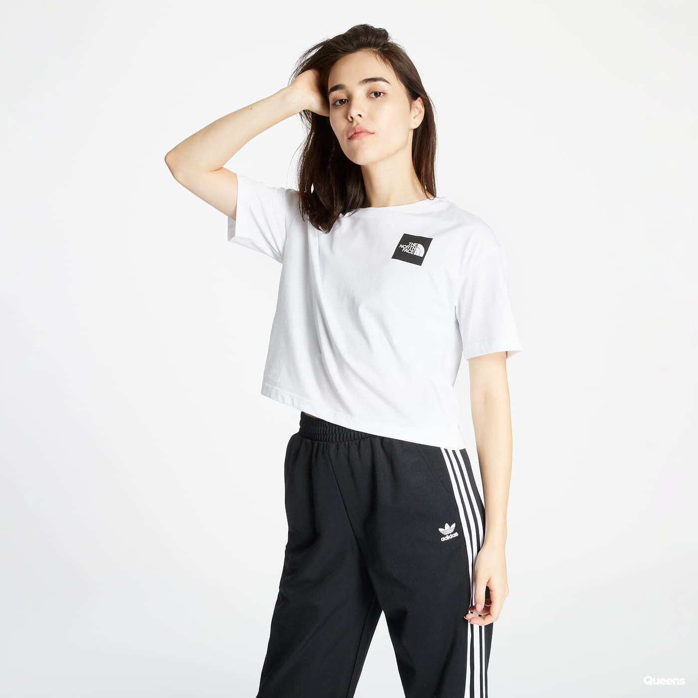 Topy The North Face W CROPPED FINE TEE White