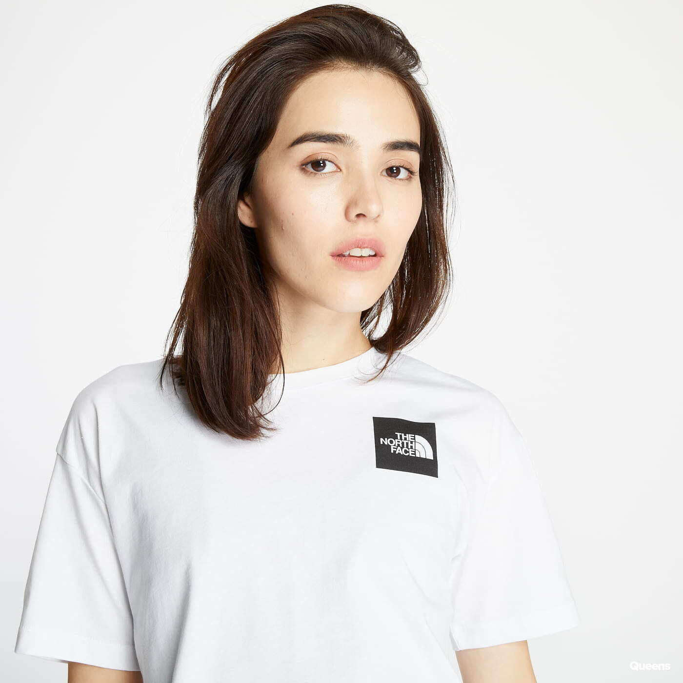 Oberteile The North Face W CROPPED FINE TEE White
