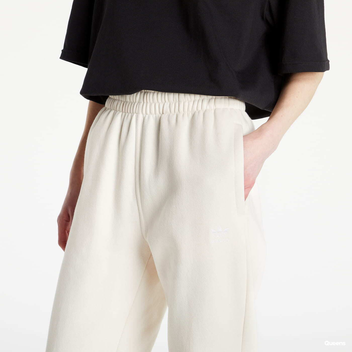 Tepláky adidas Originals Adicolor Essentials Fleece Creamy