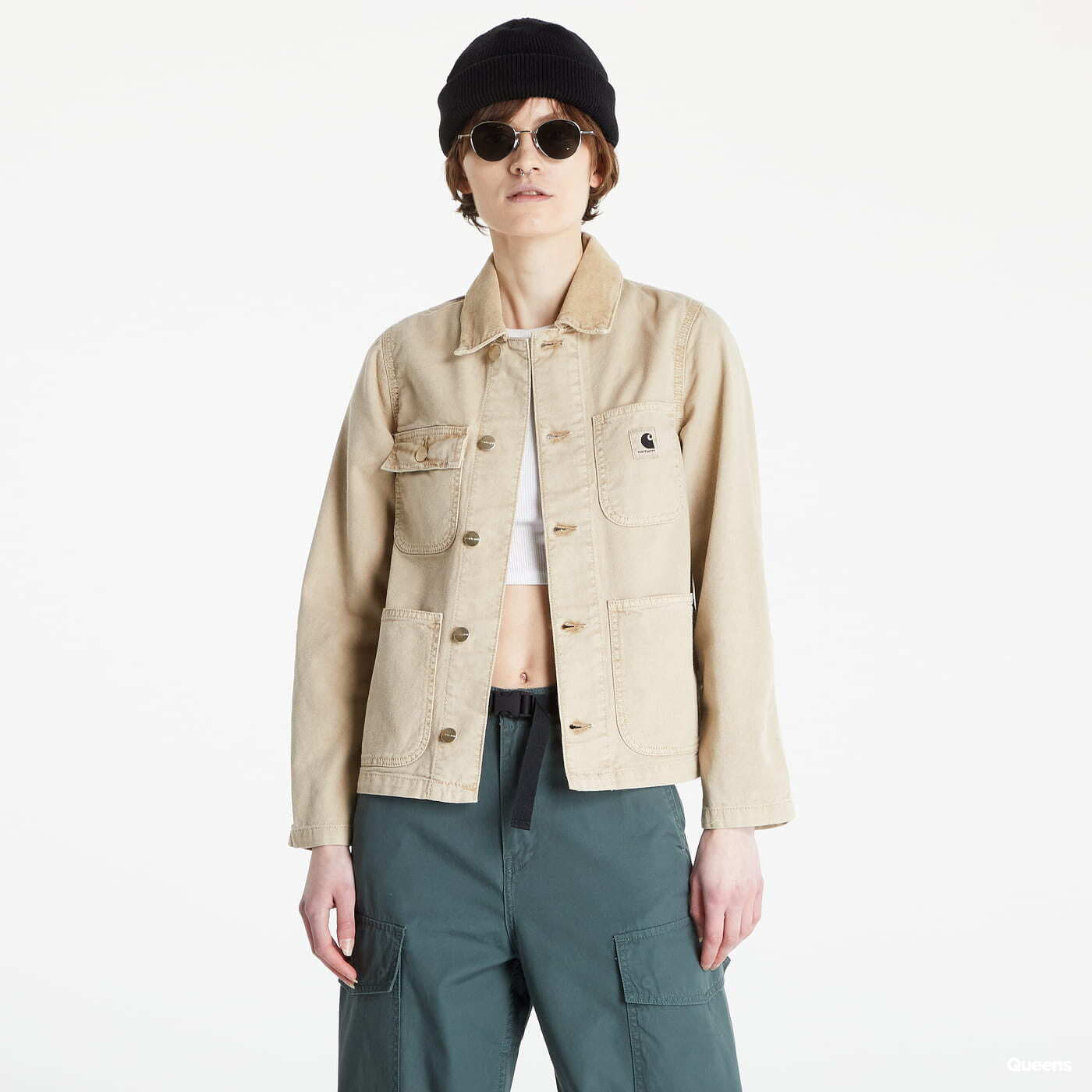 Jacken Carhartt WIP W' Michigan Jacket Dusty Brown Faded
