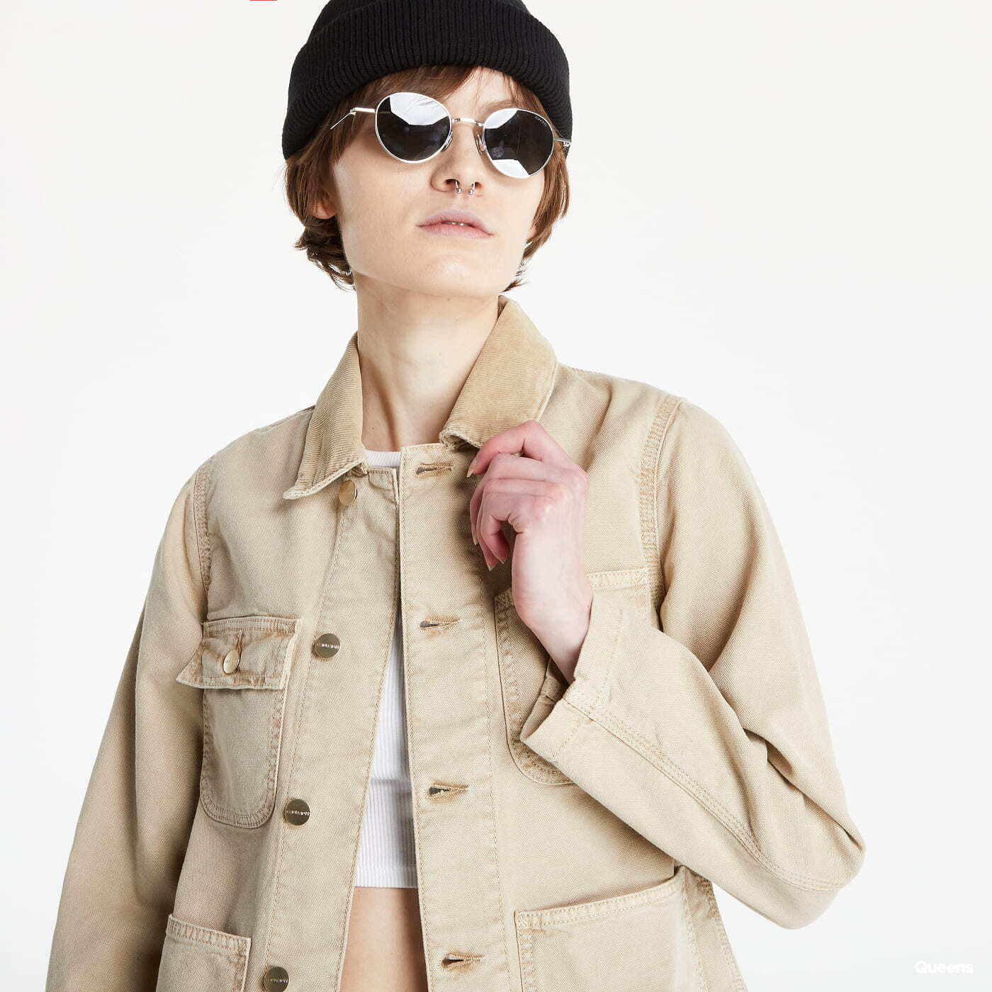 Jacken Carhartt WIP W' Michigan Jacket Dusty Brown Faded